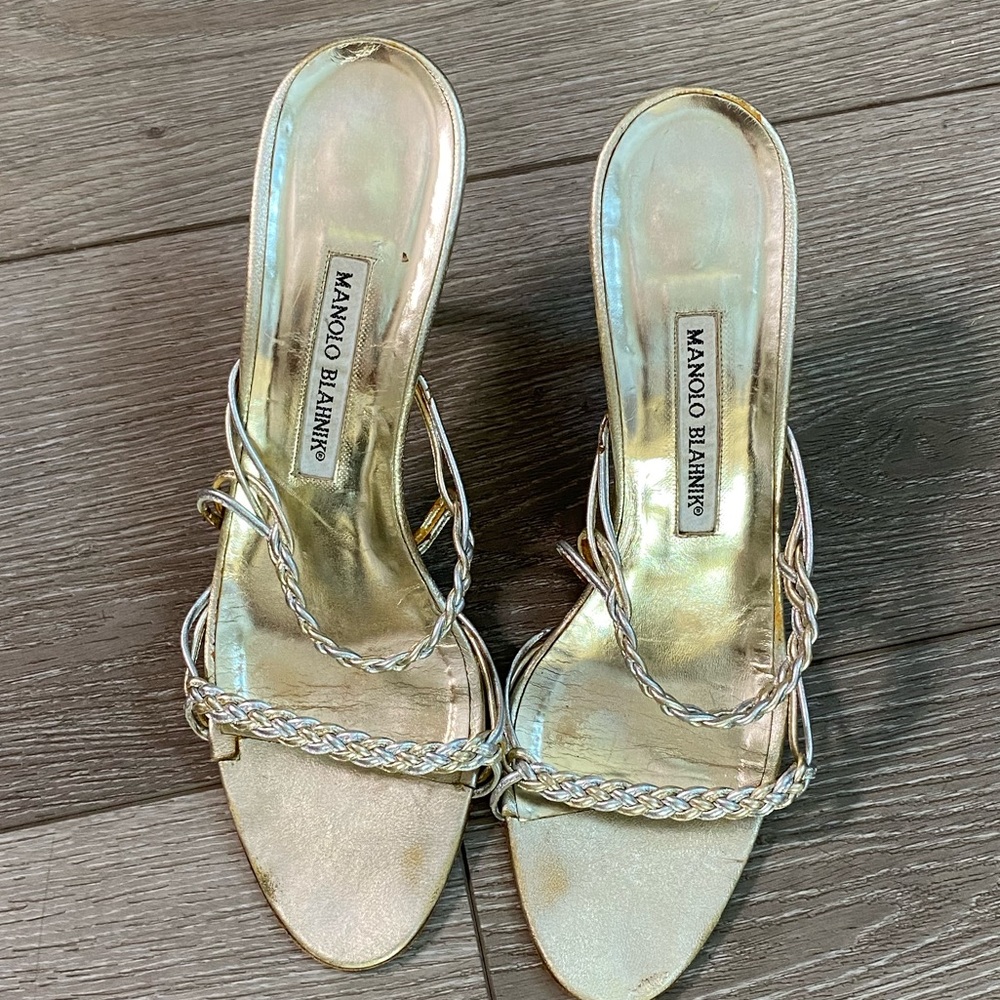 Manolo Blahnik Strappy sandals worn 2x